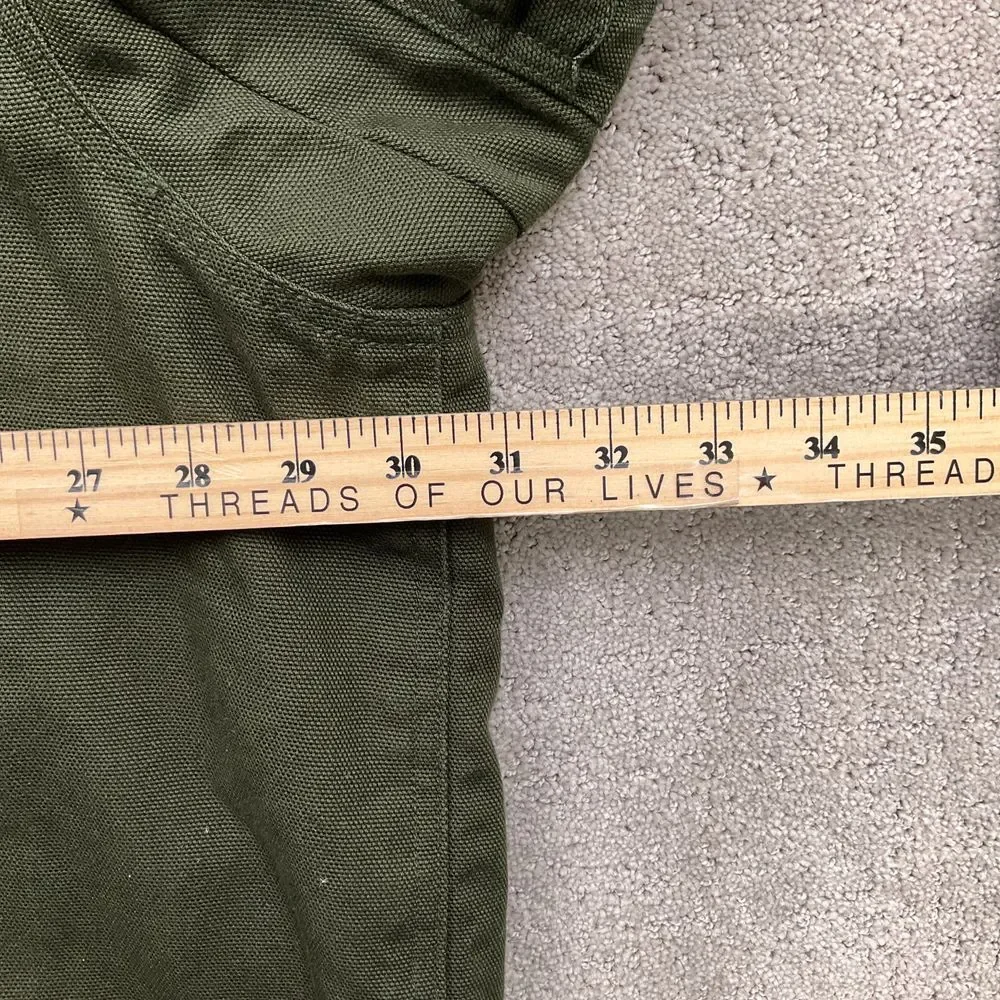 Duluth Shacket Men‎ 3XL Green Hanger Bender Fire Hose Lined Chore Shacket Work
